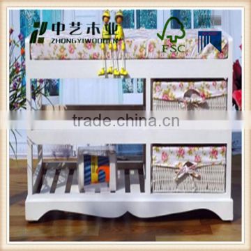 Trade assurance Antique design design corn knots basket drawers wooden cabinet                        
                                                Quality Choice