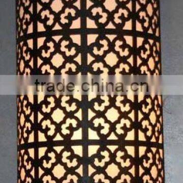 UL & CUL Listed Indoor Flower Wall Light in Painted Matte Black