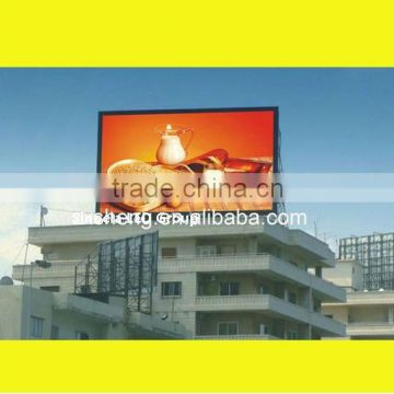 P10mm outdoor advertising high brighness led roof top display