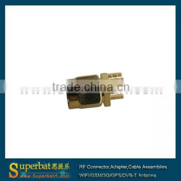RP SMA male connector PCB mount connector