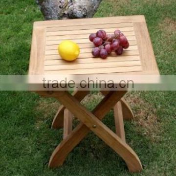 Mini Square Kura Folding Table OFT 006A made of teak wood