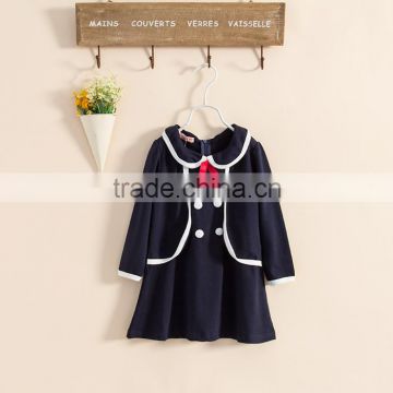 long sleeve Cotton Child Baby Dress Mode
