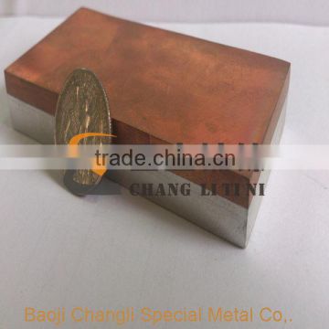 Grade Round Titanium Clad Copper Forging for Electrolysis