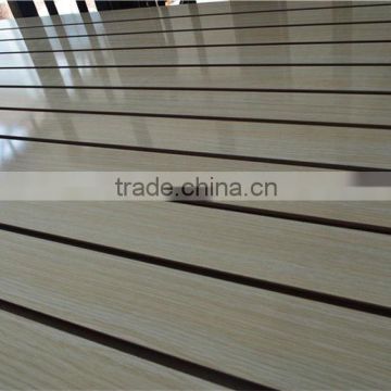 Factory price slotted slat wall channel wooden wholesale price