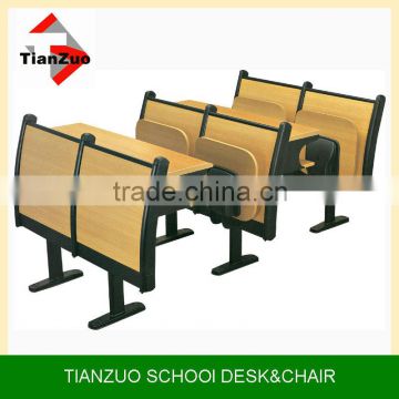 Metal frame college school desk and chair institutional furniture