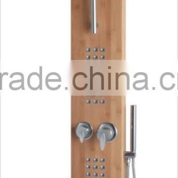 Nature healthy CE bamboo body shower panel, sanitary ware LN-B113
