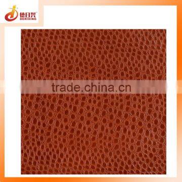Lichee pattern matt surface good heat stability PVC synthetic leather bags finishing agents