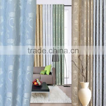 1pc luxury flower design faxu macrame emboridery curtain with 8pcs grommets