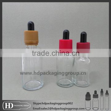 HD certificated childproof tamper 1 oz 30ml matte frosted black no problem e liquid glass dropper bottle wholesale