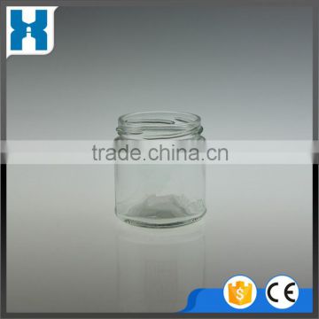 180ML SMALL ROUND CHEAP CLEAR GLASS JAR FOR JAM