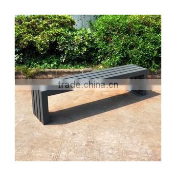 Outdoor furniture garden metal bench