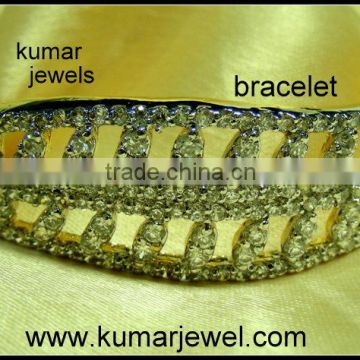 diamond stud bracelet
