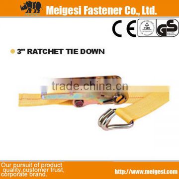 3" Ratchet Tie Down ,Cargo Lashing, China manufacturer high quality good price, cheaper factory supply price