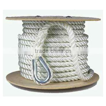 pp/pe rope/nylon mooring rope/braided rope splicing
