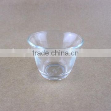 Tea glass cup/drinking glass cup without handle/cheap high quality glass water tea cup