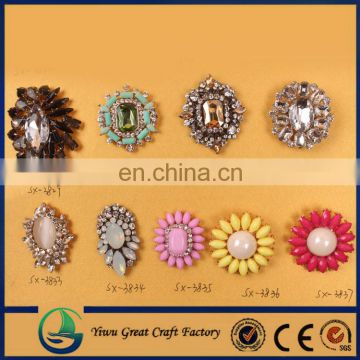 2015 fashion design high quality diamond rhinestone buttons