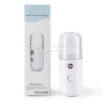 2020 Hot selling home use facial steamer electric steam nano mist sanitizer sprayer for disinfecting and face hydrating