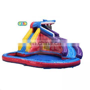 water pool slide inflatable jumper bouncer bounce house with water slide