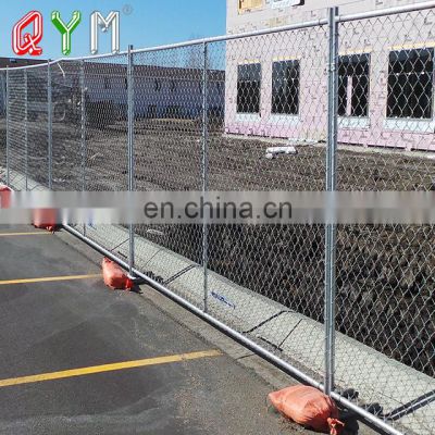 Crowd Control Barrier Fence Temporary Chain Link Fence Construction
