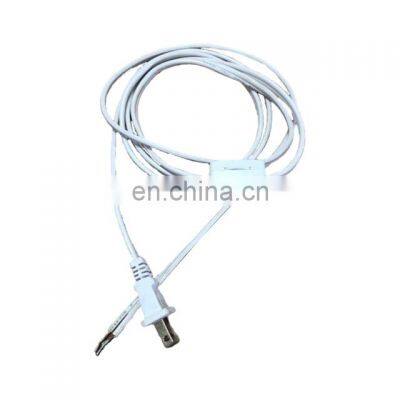 1.8m white or black rubber wire with switch PVC insulation electric wire