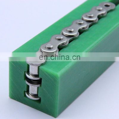 china supplier uhmwpe conveyor side guide rail/hdpe virgin chain guide strip/oem colored uhmw chain guide