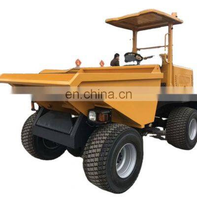 Hot Sell 3000kg 4x4 Mini dumper truck ,FCY30 four wheel diesel underground site dumper for sale