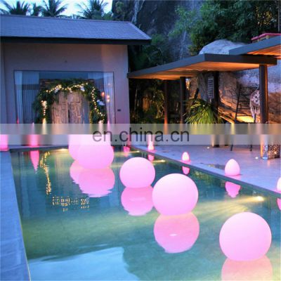 Factory Custom IP67 Waterproof Energy Saving Solar Powered Outdoor Garden Swimming Pool Water Floating RGB LED Ball Lights