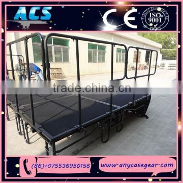 ACS school portable stage , cheap folding stage , used portable staging for church