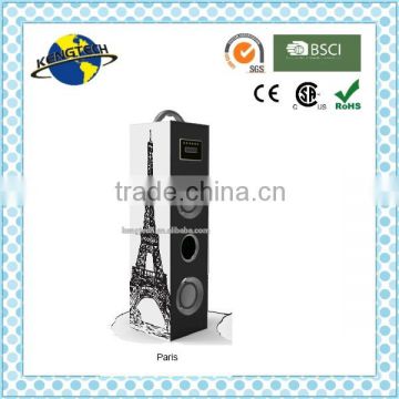 Brand New Paris Wood Tower Speaker