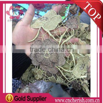 Fashion ala nylon lace gold lace for curtain decoration                        
                                                Quality Choice