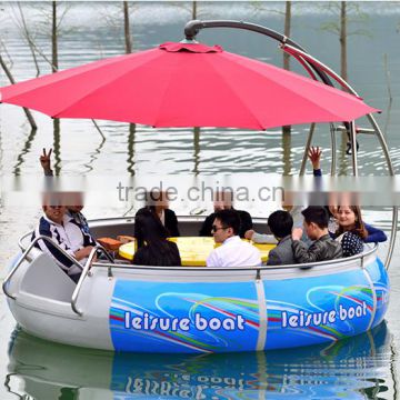 popular!!!OEM Best price bbq park boat ,party boat