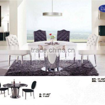 high quality marble dining room furniture CT-808# Y-608#
