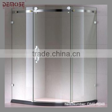bs6206 bathtub frameless glass shower screen