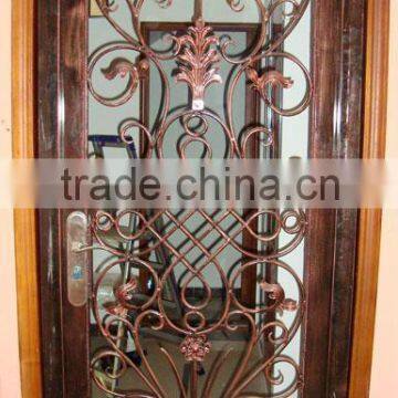 Top-selling hand forged contemporary exterior entry doors