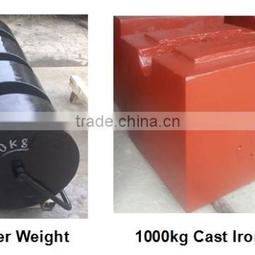 OIML M1 class large masses test weight, heavy capacity test weight, 250kg roller test weight