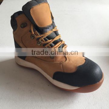 High-grade suede safety shoe, stylish safety shoe with steel toe, HW-2038