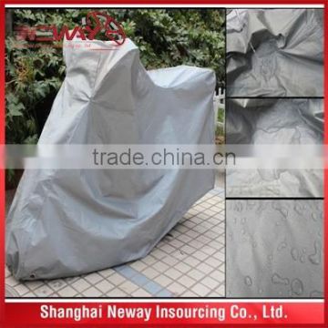 Popular silver Polyester Motor cycle Waterpoof Cover/Shelter