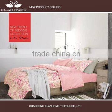 100% cotton 133*72 40s*40s fashion reactive printing bedding set