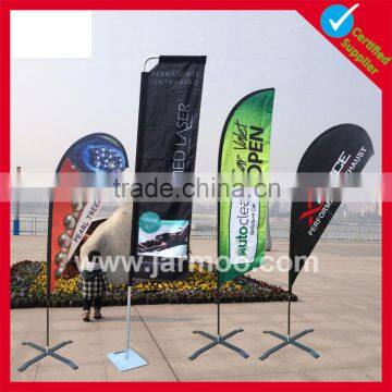 Hot selling waterproof retangular flag banner