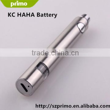 2016 best selling products e cigarette kc haha battery with high quality