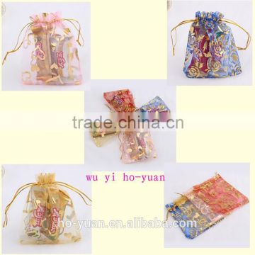 Customized organza bags with drawstring Wedding Gift Bags Candy Bags                        
                                                                                Supplier's Choice