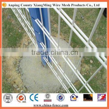 galvanized and power coated 868/656 twin wire mesh fencing and gates