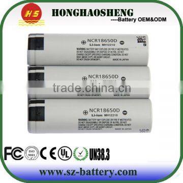 Competitive price Pansonic 18650 rechargeable lithium ion battery 2700mah