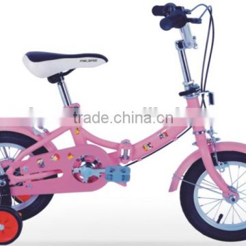 competitive price Hot Selling Good Quality 12 inch Steel child folding bike