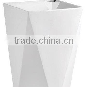 Bathroom Ceramic Hand Wash Pedestal Basin Size