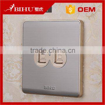 Shanghai BIHU factory good quality wall socket rj45 for computer use