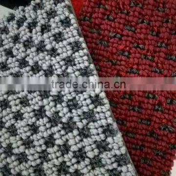 Hot sale grey cushion doormat/PVC door mat with dotted plum pattern