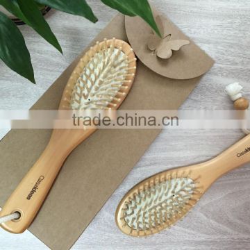 hair comb massage brush/professional wood hair brush