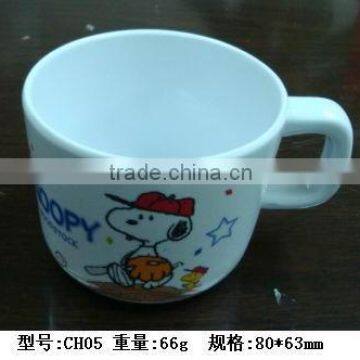 Melamine nice deign mini plastic tea cups