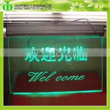 DDB-0035 ISO9001 Shenzhen Factory Wholesale SGS Test Hanging Electronic Welcome Sign Board